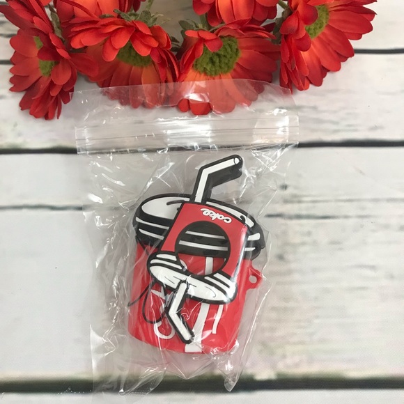 Coca Cola AirPod 1/2 Charging Case Cover Keychain - Picture 7 of 7